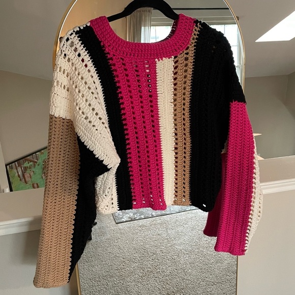 Rare H&M Studio Chunky Knit Cropped Sweater - Picture 4 of 6